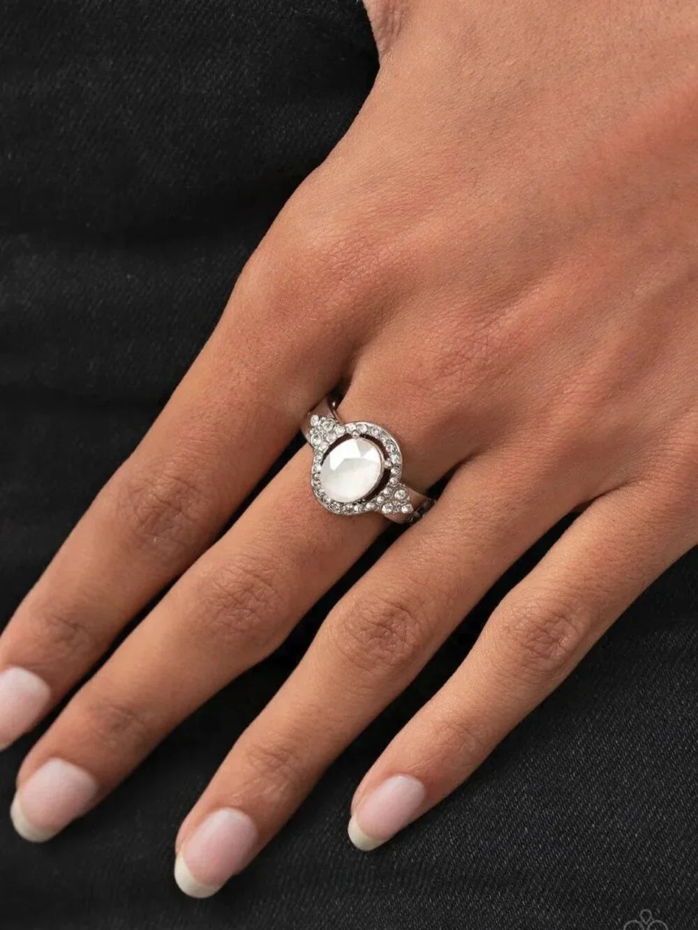 Paparazzi Jewelry Accessories - Dazzling I Do's - White Ring - Vintage